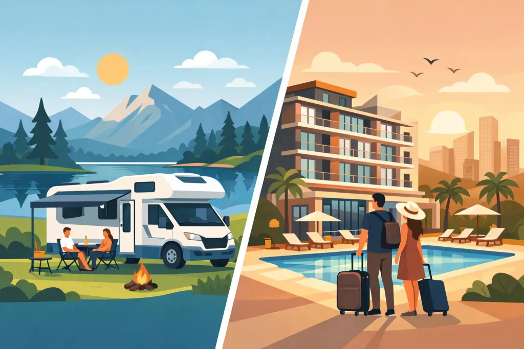 Avtodom ali hotel dopust - kaj se bolj splača?